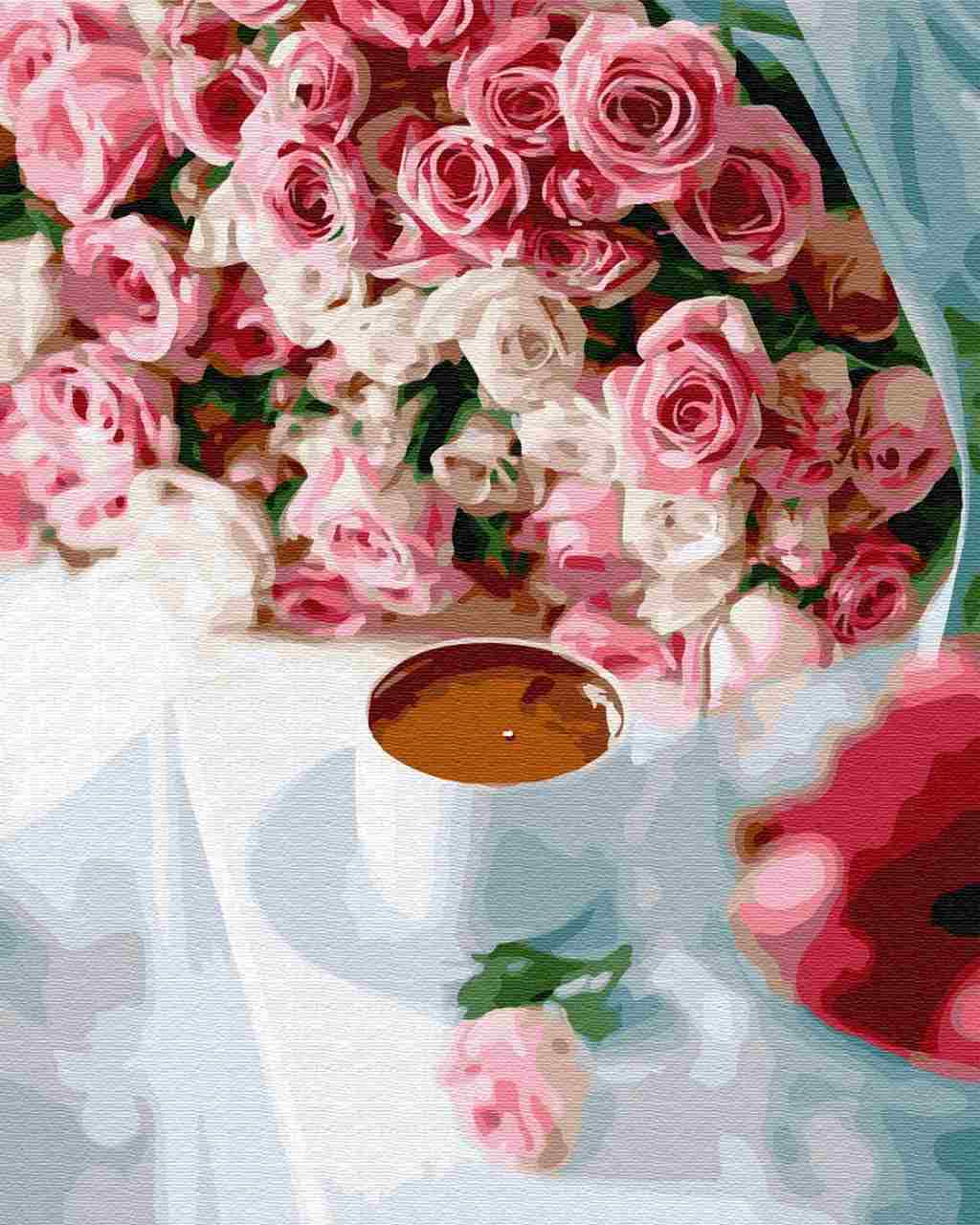 Paint by Numbers DIY - Coffee for the Sweetheart
