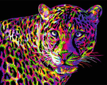 Load image into Gallery viewer, Paint by Numbers DIY - Colored Leopard
