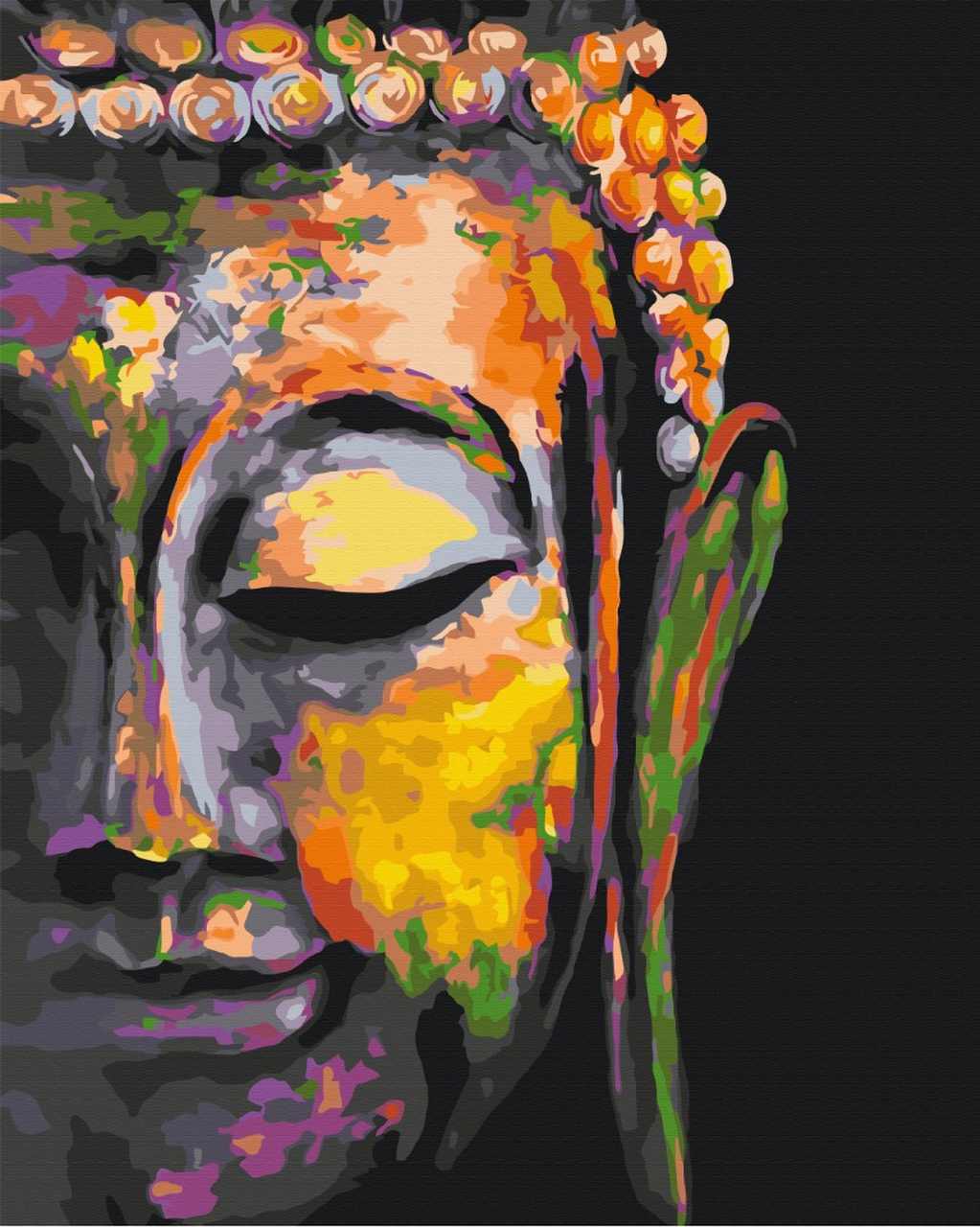 Paint by Numbers DIY - Colorful Buddha