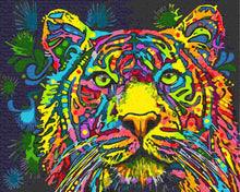 Load image into Gallery viewer, Paint by Numbers DIY - Colorful Tiger

