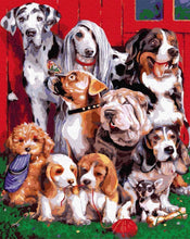 Load image into Gallery viewer, Paint by Numbers DIY - Dog Army

