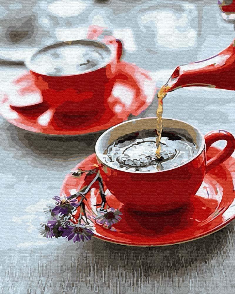 Paint by Numbers DIY - Drink Tea