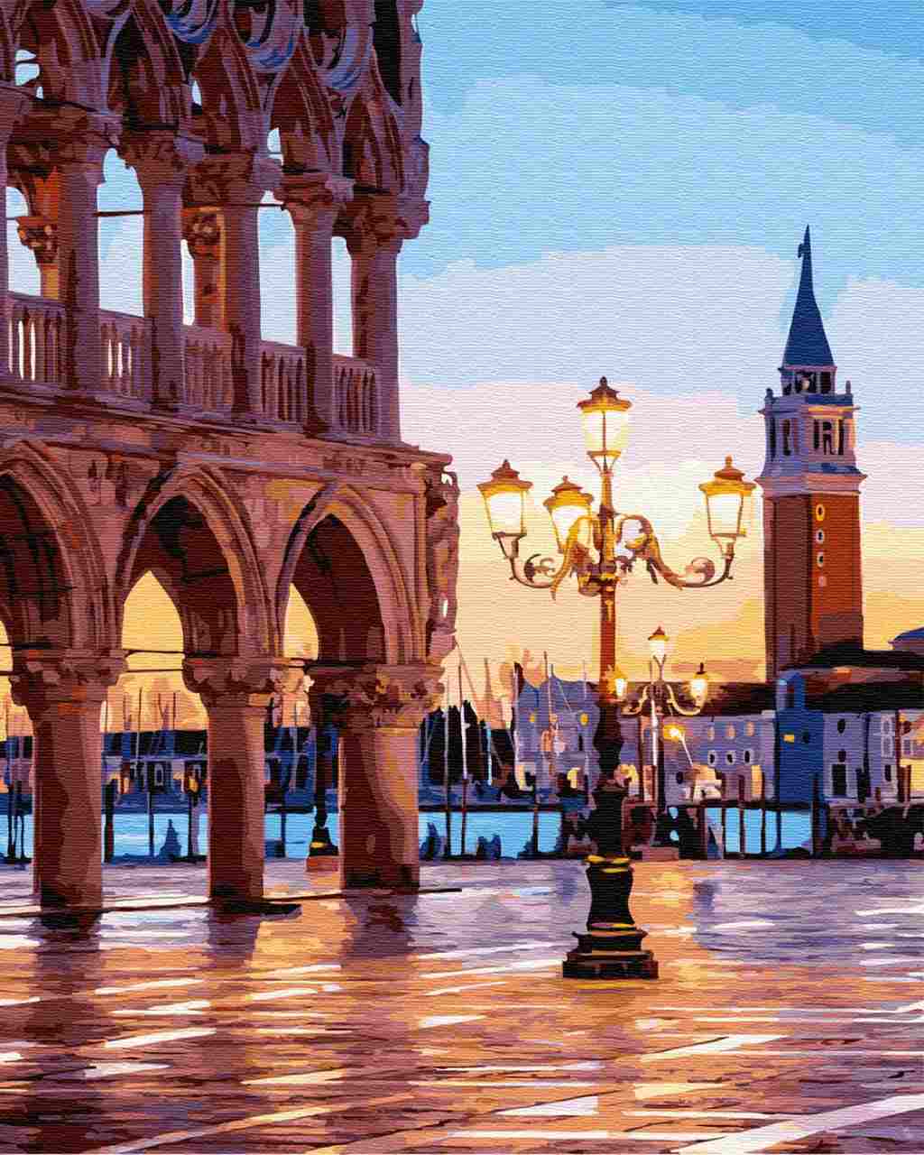 Paint by Numbers DIY - Evening Square of Venice
