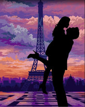 Load image into Gallery viewer, Paint by Numbers DIY - French kiss
