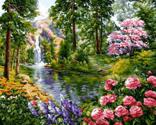 Load image into Gallery viewer, Paint by Numbers DIY - Gardens of Paradise
