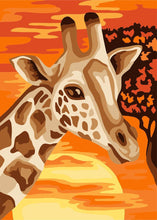 Load image into Gallery viewer, Paint by Numbers DIY - Giraffe in the Savannah - MINI
