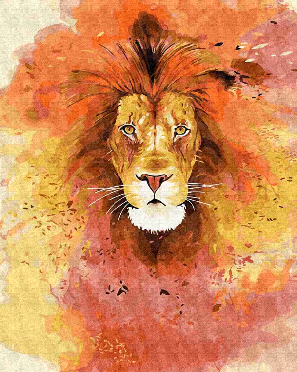 Paint by Numbers DIY - Heller Lion