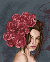 Load image into Gallery viewer, Paint by Numbers DIY - Lady in Roses
