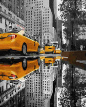 Load image into Gallery viewer, Paint by Numbers DIY - Large City Taxi
