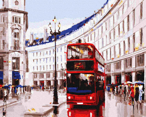 Paint by Numbers DIY - London Route