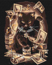 Load image into Gallery viewer, Paint by Numbers DIY - Money Cat
