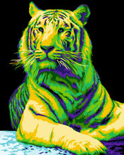 Load image into Gallery viewer, Paint by Numbers DIY - Neon Tiger
