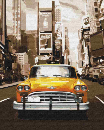 Paint by Numbers DIY - New York taxi