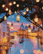 Load image into Gallery viewer, Paint by Numbers DIY - Nocturnal lights of Venice
