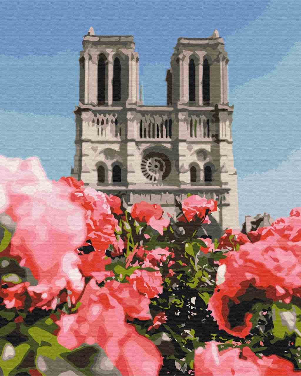 Paint by Numbers DIY - Notre Dame Cathedral