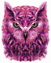 Load image into Gallery viewer, Paint by Numbers DIY - Owl (polygon style)
