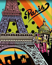 Load image into Gallery viewer, Paint by Numbers DIY - Parisian Pop Art

