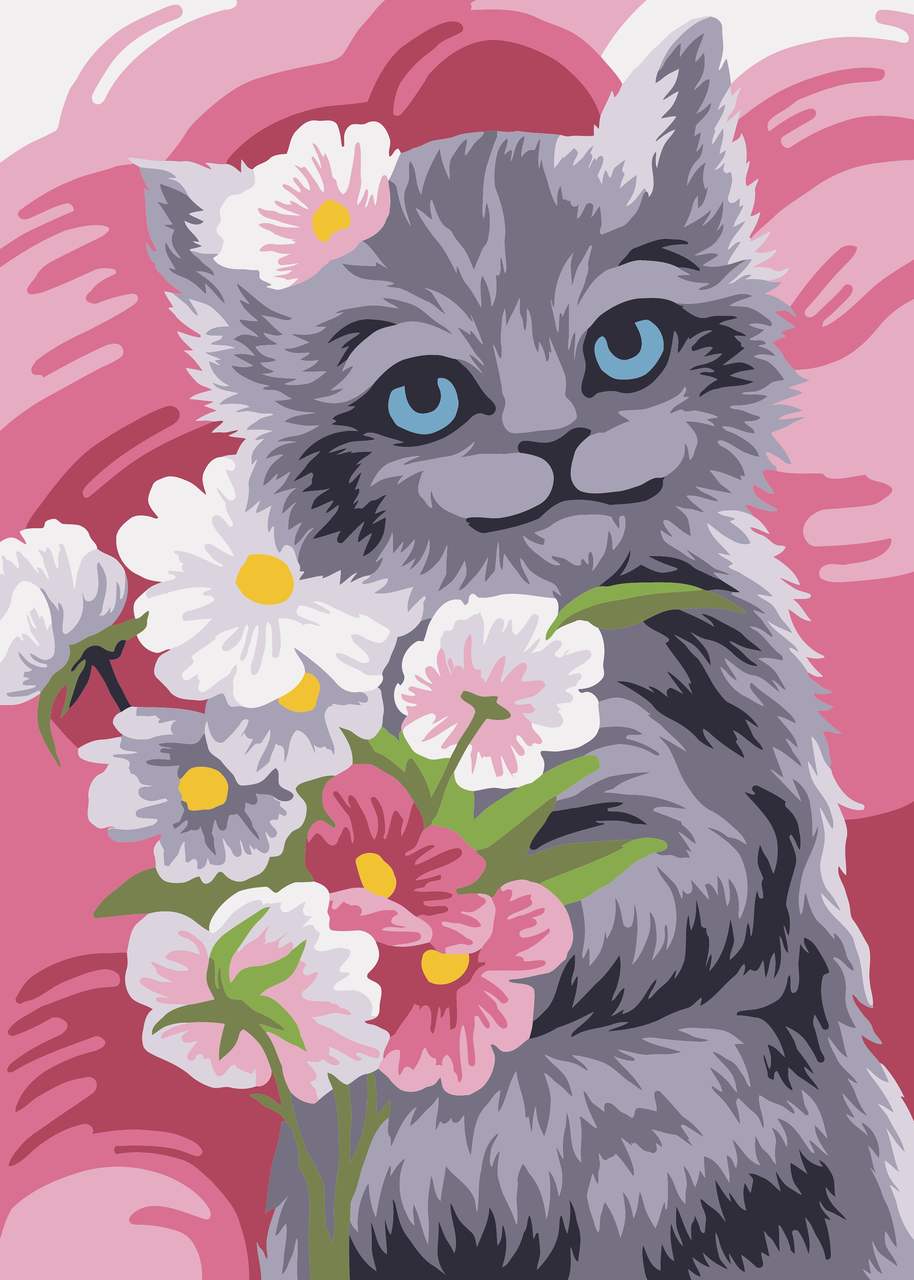 Paint by Numbers DIY - Pretty Kittens - MINI