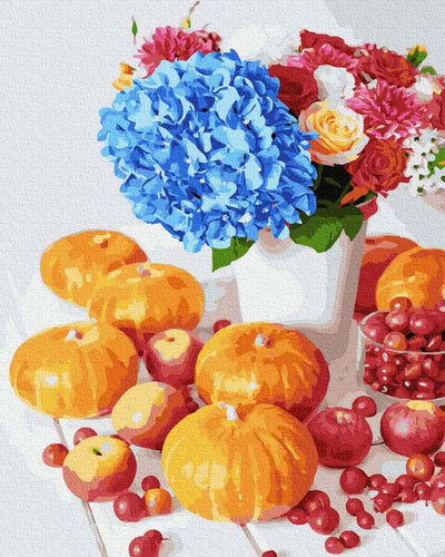 Paint by Numbers DIY - Pumpkins