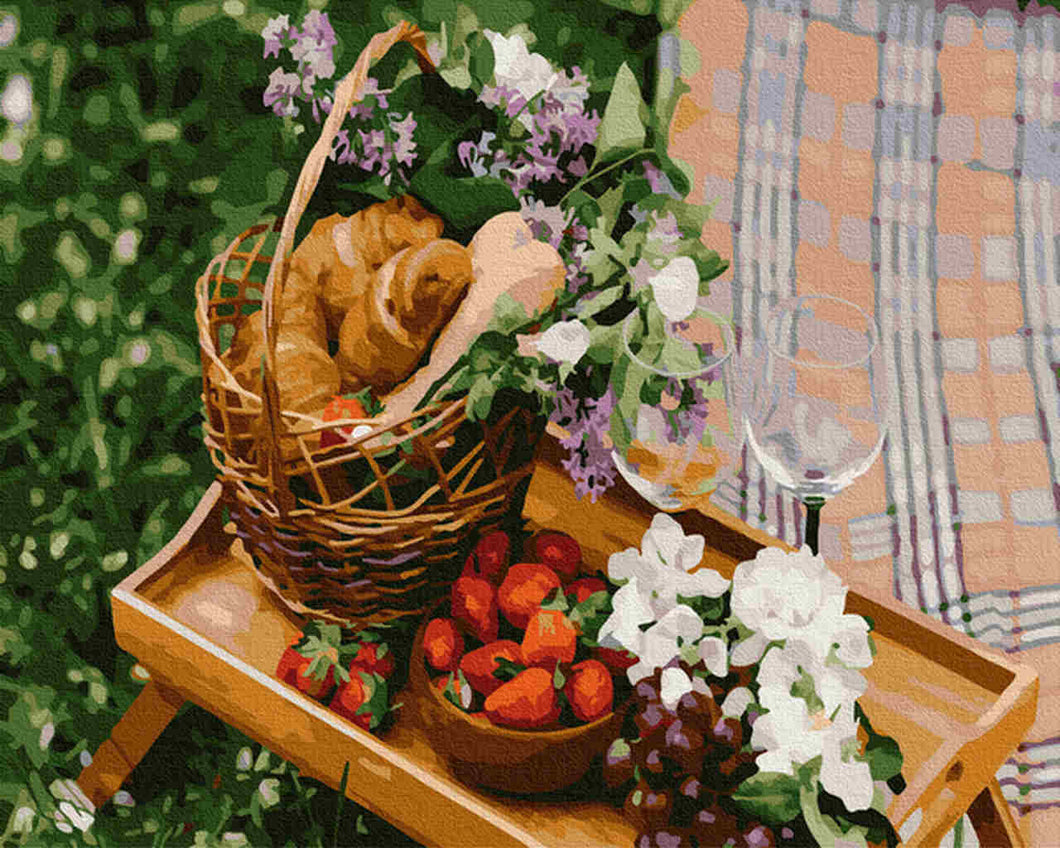 Paint by Numbers DIY - Romantic Picnic
