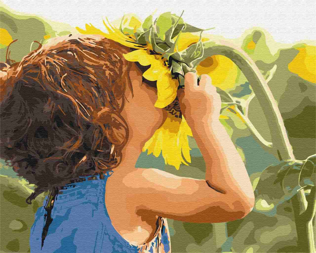 Paint by Numbers DIY - Sunflower Child