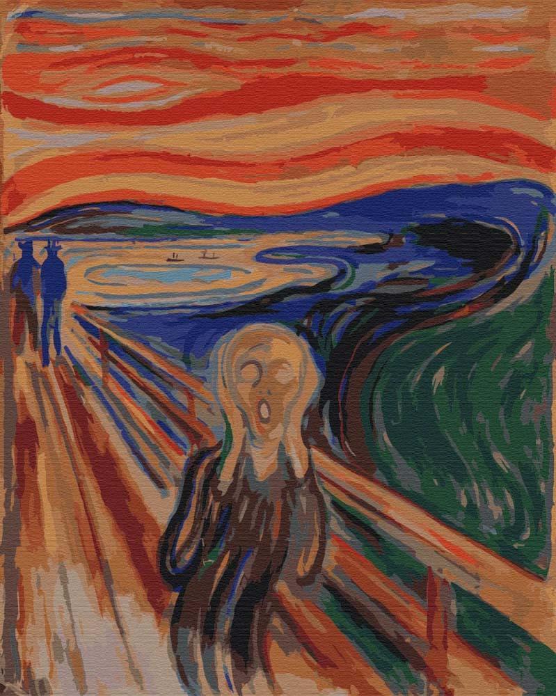 Paint by Numbers DIY - The Scream. Edvard Munch