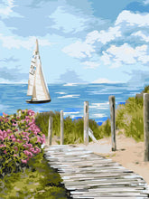 Load image into Gallery viewer, Paint by Numbers DIY - The way to the sea
