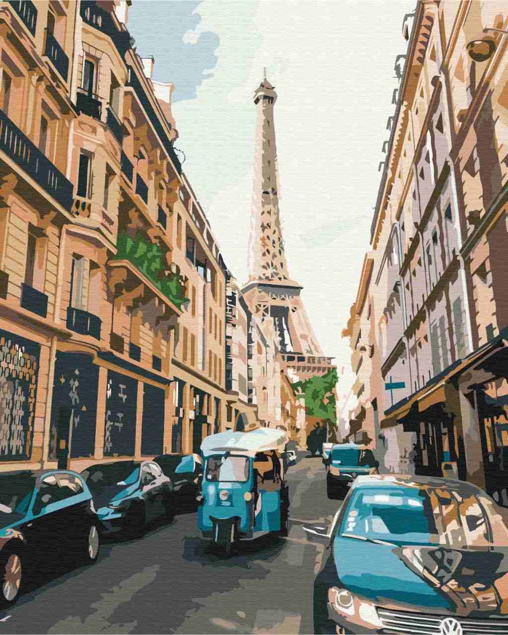 Paint by Numbers DIY - Tourist Paris