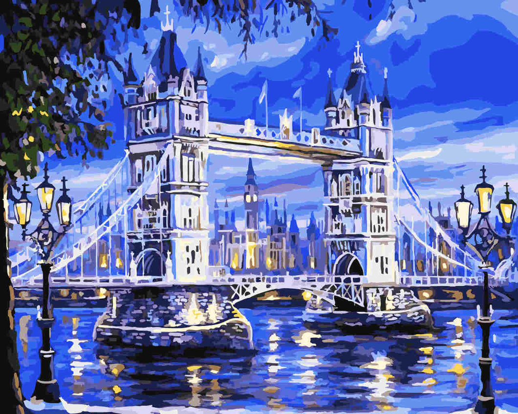 Paint by Numbers DIY - Tower Bridge