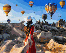 Load image into Gallery viewer, Paint by Numbers DIY - Travelers in Cappadocia
