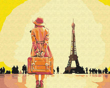 Load image into Gallery viewer, Paint by Numbers DIY - Travelers in Paris
