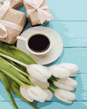 Load image into Gallery viewer, Paint by Numbers DIY - Tulips for coffee
