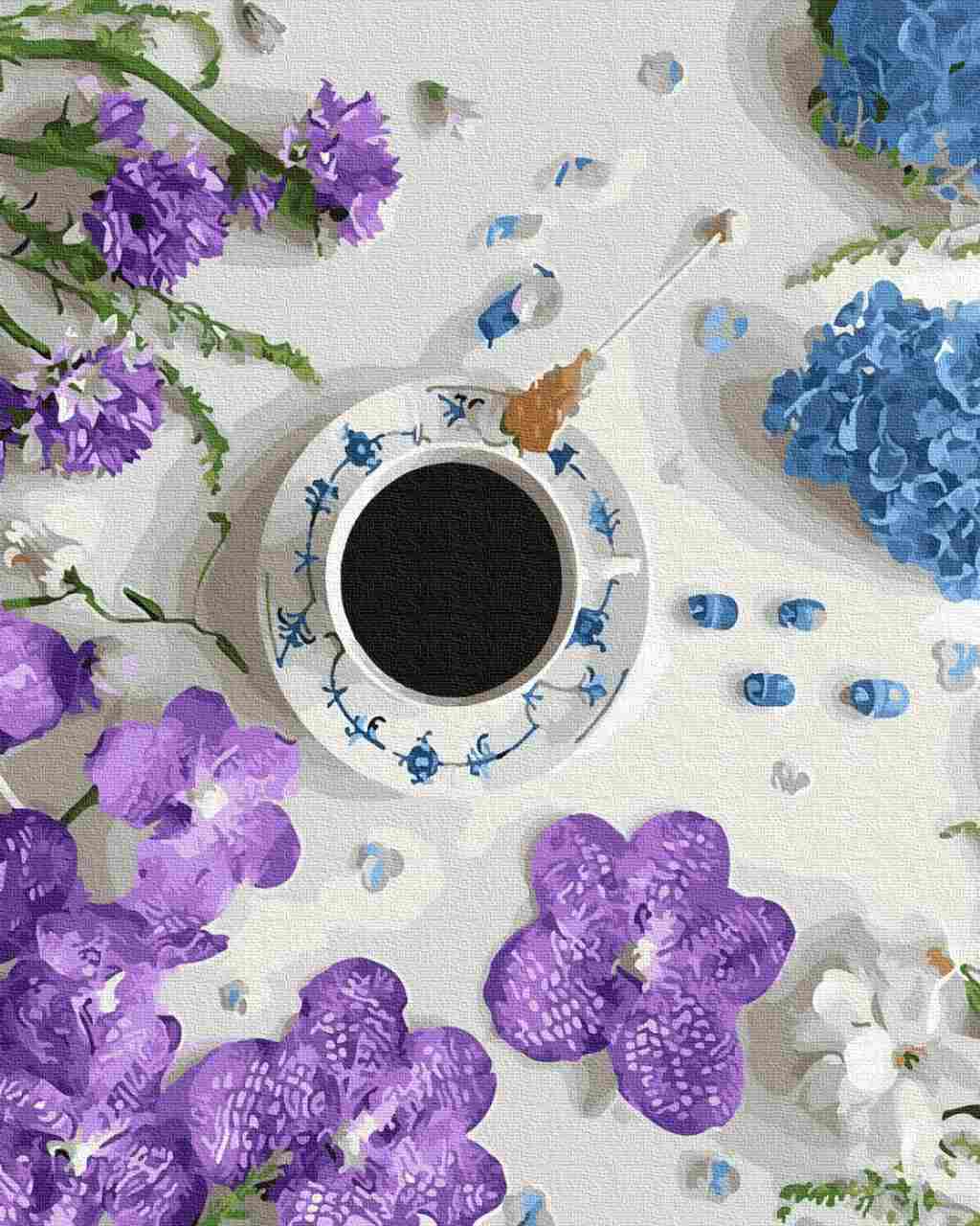 Paint by Numbers DIY - Violet Coffee