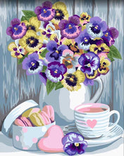 Load image into Gallery viewer, Paint by Numbers DIY - Violets
