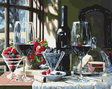 Load image into Gallery viewer, Paint by Numbers DIY - Wine Dessert
