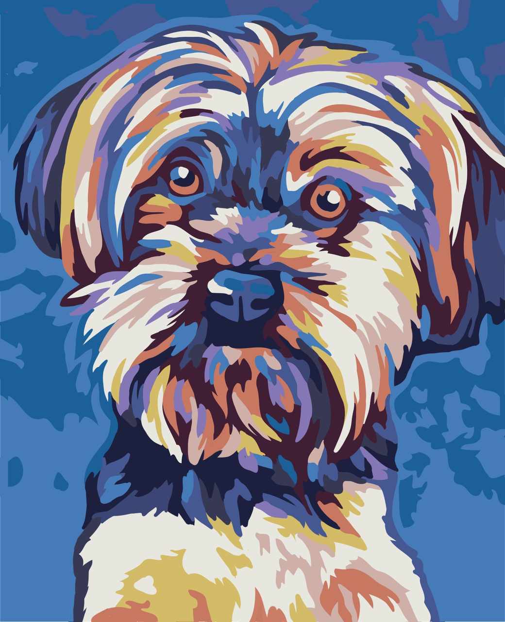Paint by Numbers DIY - Yorkshire Terrier - MINI
