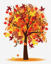 Load image into Gallery viewer, Paint by Numbers DIY - autumn tree

