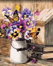 Load image into Gallery viewer, Paint by Numbers DIY - bouquet of flowers in the country
