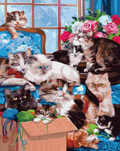 Load image into Gallery viewer, Paint by Numbers DIY - cat house
