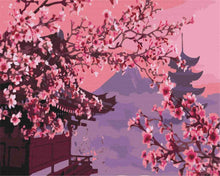Load image into Gallery viewer, Paint by Numbers DIY - cherry blossoms in Japan
