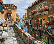 Load image into Gallery viewer, Paint by Numbers DIY - courtyard in Venice
