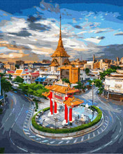 Load image into Gallery viewer, Paint by Numbers DIY - dawn in Bangkok
