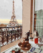 Load image into Gallery viewer, Paint by Numbers DIY - dessert in Paris
