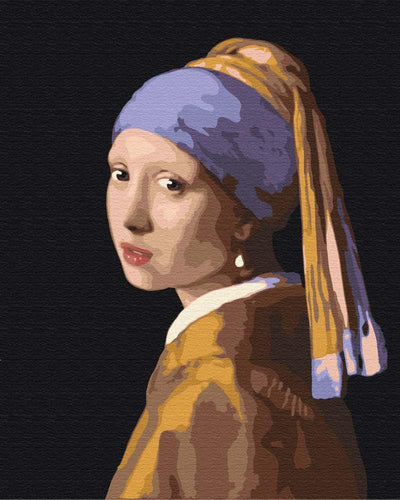 Paint by Numbers DIY - girl with pearl earring