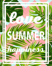 Load image into Gallery viewer, Paint by Numbers DIY - love, summer, happiness
