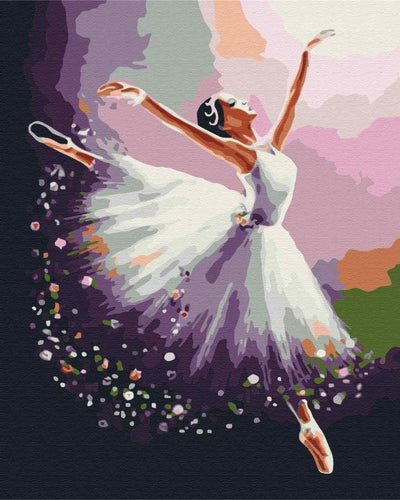 Paint by Numbers DIY - magic ballerina