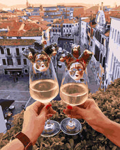 Load image into Gallery viewer, Paint by Numbers DIY - the glasses of Venice
