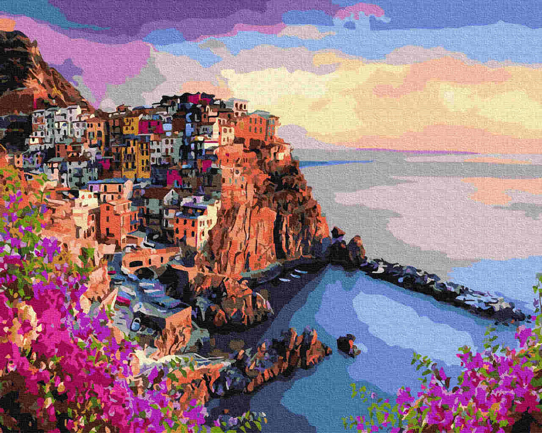 Paint by Numbers DIY - the luminous colors of Sicily