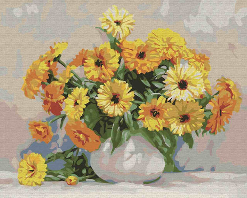 Paint by Numbers DIY - the poetics of flowers. Igor Buzin