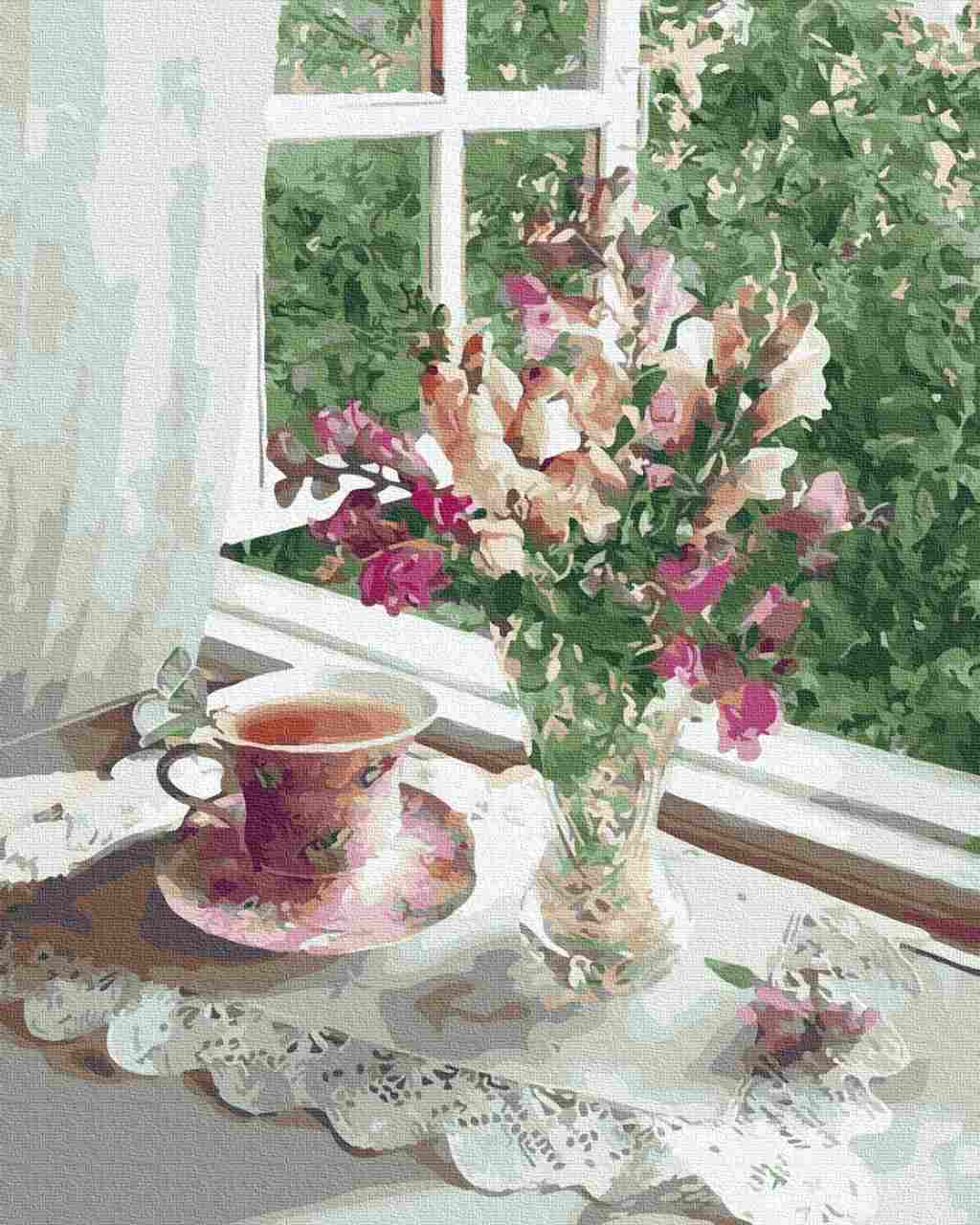 Paint by Numbers DIY - the tenderness of a summer morning